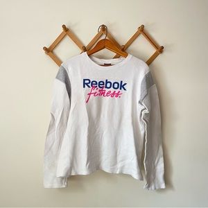Vintage Reebok Fitness Long Sleeve Thermal